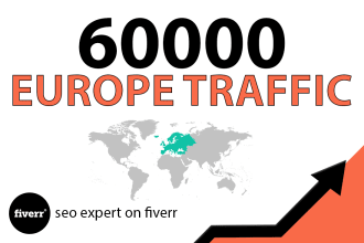 drive europe target website traffic with low bounce