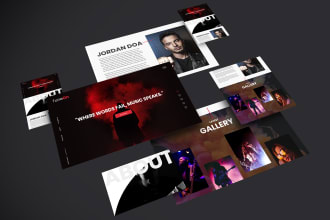 design a clean web, mobile UI UX, xd, figma, PSD templates