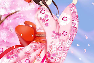 make anime style arts/illustrations