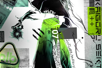 draw abstract graffiti inspired digital art creations