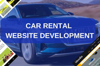 develop car rental booking website in 24 hours