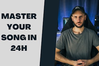 have your song mastered professionally in 24h