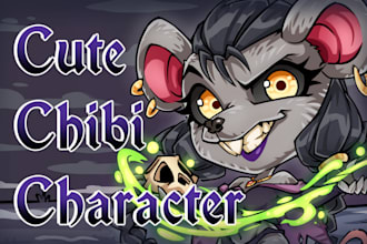 draw portraits of cute chibi characters