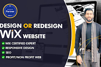 do wix website design or redesign wix website