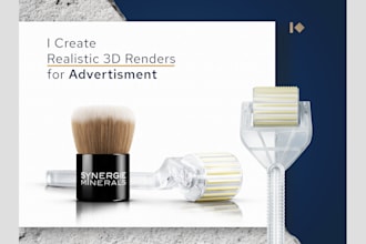 create a photo realistic 3d render of your product