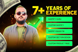 create advance shopify website or shopify store design