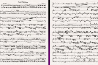 write a piano song for you with sheet music