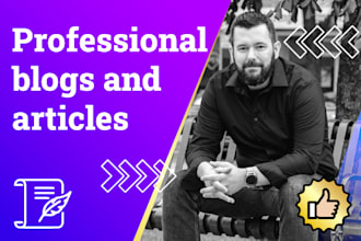 write professional articles and blog posts