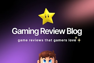 write an SEO game review, preview, or guide for your website