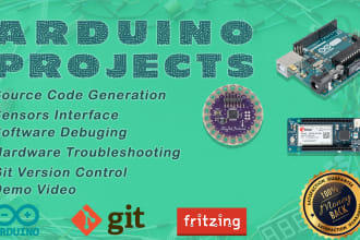 do arduino coding, programming, and sensors interfacing
