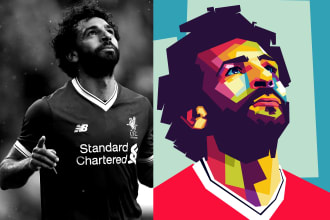 turn your sport photo into awesome wpap pop art