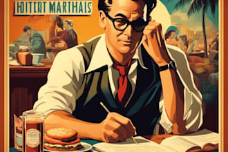 write articles or blog posts about food and drink