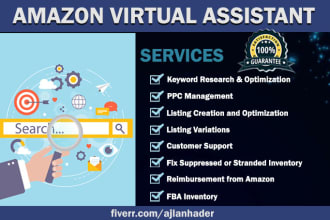 be your expert amazon virtual assistant