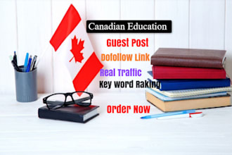 do education guest post on canadian site with dofollow link
