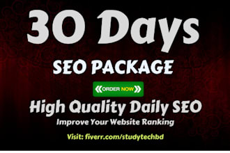 do monthly SEO service for google 1st page ranking