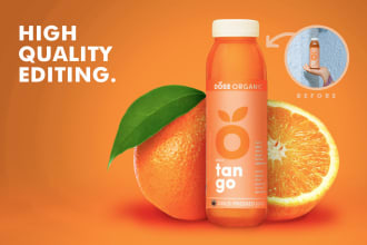 retouch and enhance food or bev images to looks fancy
