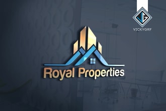 do modern minimalist business logo design with copyrights