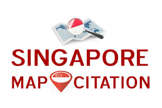 create 50 singapore map citations