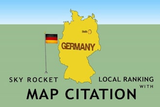do 50 german google map citations to improve local SEO