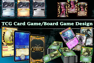 do card design tcg template,item,and icon design