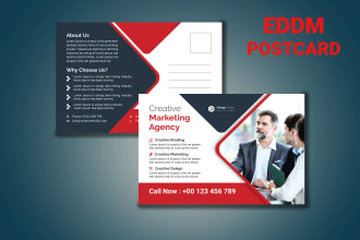 do a professional postcard or eddm postcard design