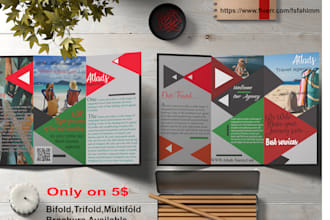 do try,bi and multi fold brochure,flyer design for you