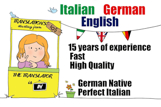 translate professionally german italian english