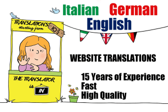 translate german italian english from your website