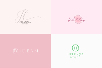 do sophisticated, luxe feminine logo design