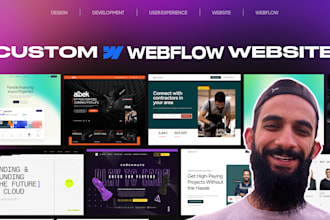 develop your custom webflow website