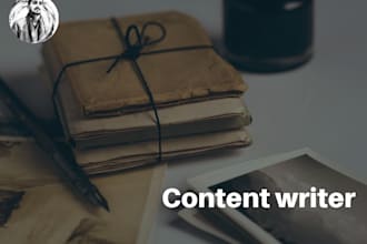 be your creative and unique content writer