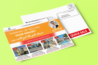design real estate direct mail eddm postcard