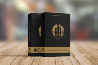 do modern minimalist, attractive box packaging design