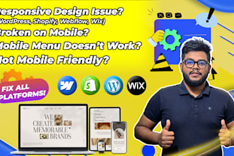 fix website responsive issues to make it mobile friendly