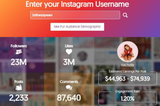 find instagram influencers and verified emails as per niche