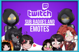 create custom twitch emotes and sub badges