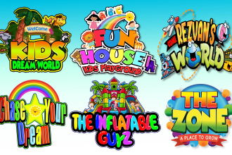 do daycare childcare baby shop, toys and kids logo