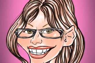 make a caricature of you in my style