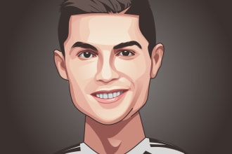 draw your awesome caricature with a big head in 24 hours