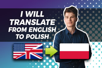 translate any text from english to polish