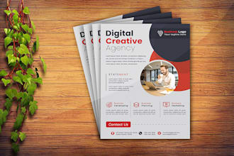 create top class business flyer