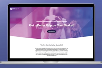 design a landing page or an ecommerce site
