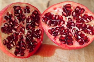 show you how to easily open and get out pomegranate seeds, yum
