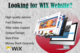 create professional wix website