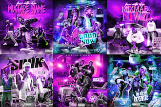 design rap album art and mixtape cover art or ep cover