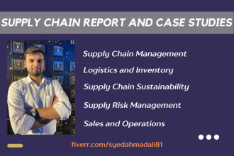 write supply chain management content