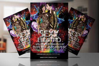do any party flyer, event flyer, club, business, or real estate flyers