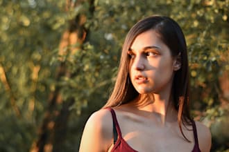 do professional portrait retouch, photo editing
