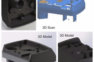 do reverse engineering on 3d scan data or point cloud data