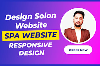 design beauty website, cosmetic website, spa website, salon website